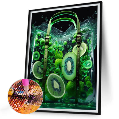 Kiwi In Bag - Full Round Drill Diamond Painting 30*40CM