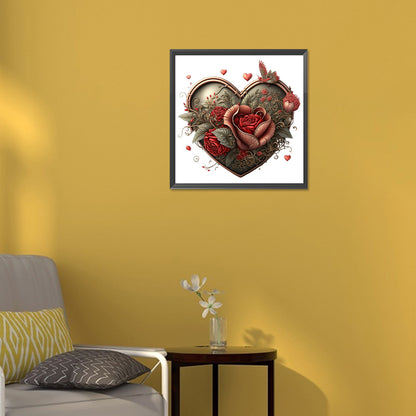 Love Rose Herb - Full Round Drill Diamond Painting 30*30CM