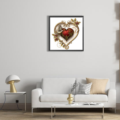 Love Rose Herb - Full Round Drill Diamond Painting 30*30CM