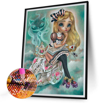 Candy Manga Girl - Full Round Drill Diamond Painting 30*40CM