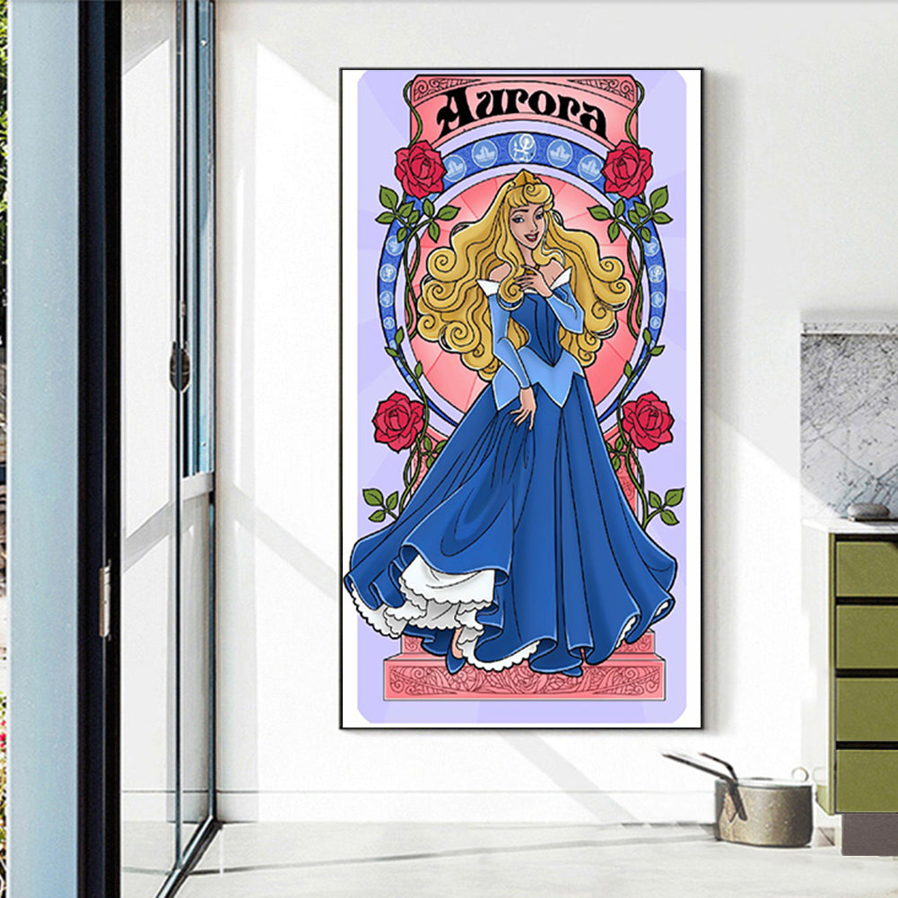 Princess Belle - Full Round Drill Diamond Painting 40*70CM