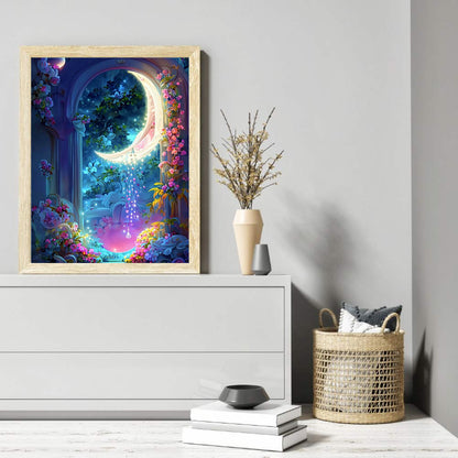 Dream Flower House - Full Round Drill Diamond Painting 40*50CM