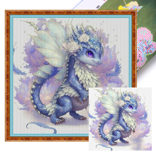 Cute Little Pterosaur - 11CT Stamped Cross Stitch 50*50CM