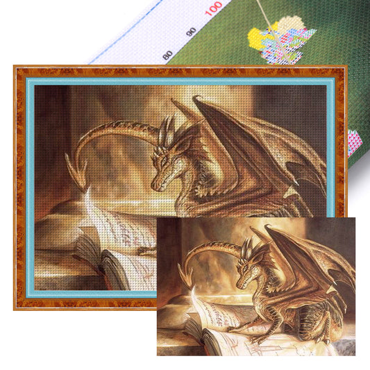 Pterosaur - 11CT Stamped Cross Stitch 60*45CM