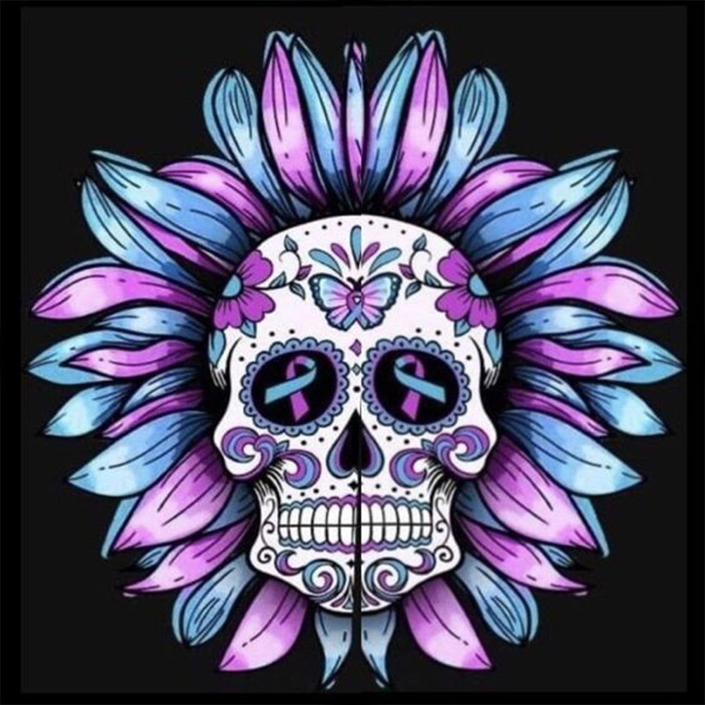 Skeleton - Full Round Drill Diamond Painting 30*30CM