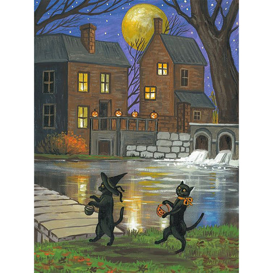 Halloween - 11CT Stamped Cross Stitch 50*65CM