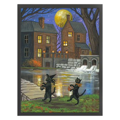 Halloween - 11CT Stamped Cross Stitch 50*65CM
