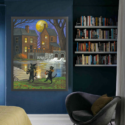 Halloween - 11CT Stamped Cross Stitch 50*65CM