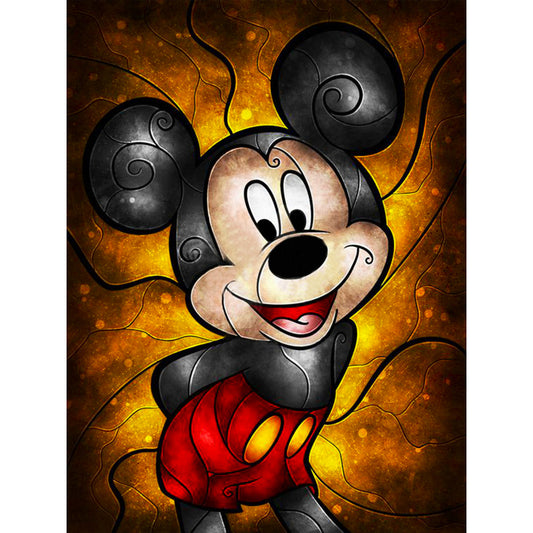 Mickey Mouse - Full Round Drill Diamond Painting 30*40CM