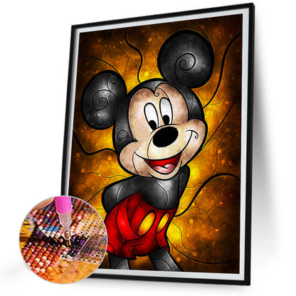 Mickey Mouse - Full Round Drill Diamond Painting 30*40CM
