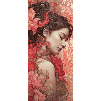 Girl - 11CT Stamped Cross Stitch 40*90CM