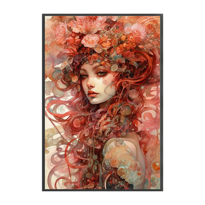 Girl - 11CT Stamped Cross Stitch 50*75CM