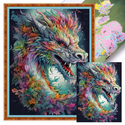 Dragon - 11CT Stamped Cross Stitch 40*55CM