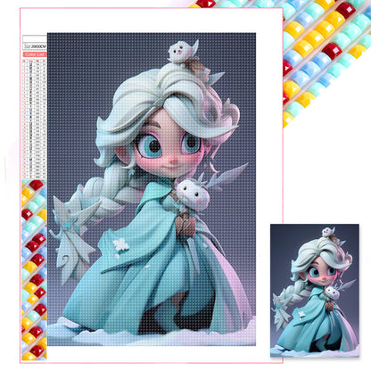 Frozen - Elsa - Full Square Drill Diamond Painting 20*30CM