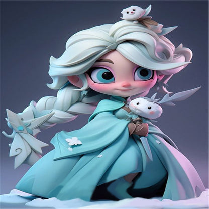 Frozen - Elsa - Full Square Drill Diamond Painting 20*30CM