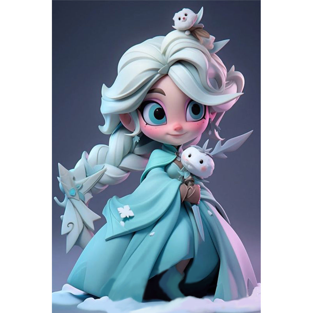 Frozen - Elsa - Full Square Drill Diamond Painting 20*30CM