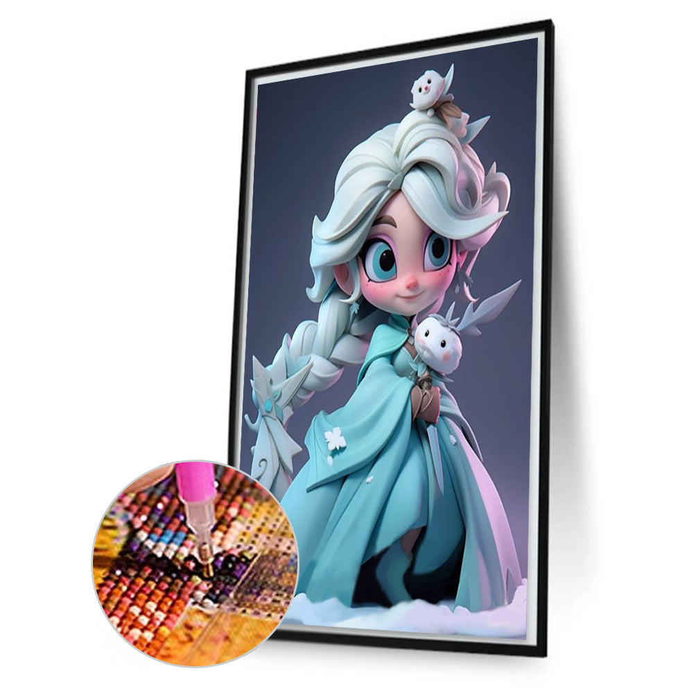 Frozen - Elsa - Full Square Drill Diamond Painting 20*30CM