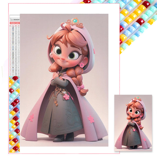 Frozen - Anna - Full Square Drill Diamond Painting 20*30CM