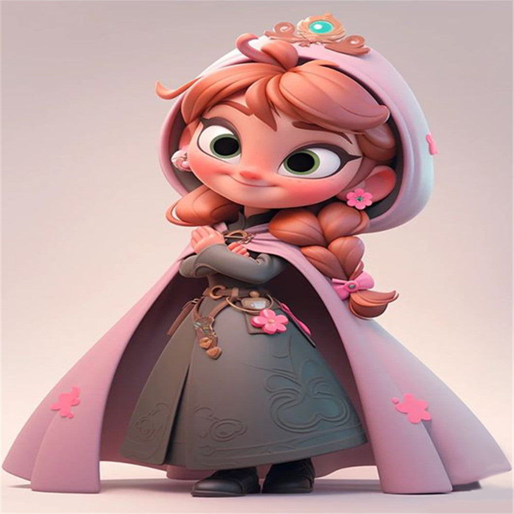 Frozen - Anna - Full Square Drill Diamond Painting 20*30CM