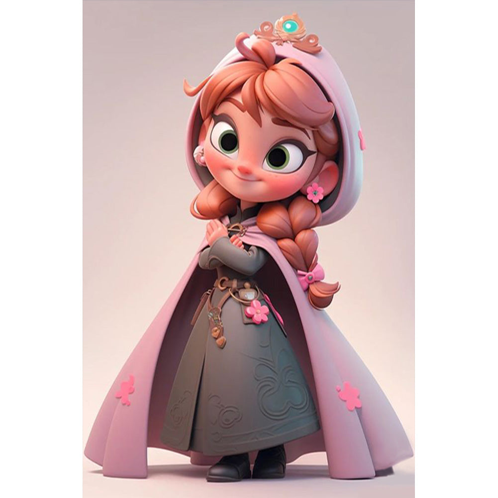 Frozen - Anna - Full Square Drill Diamond Painting 20*30CM