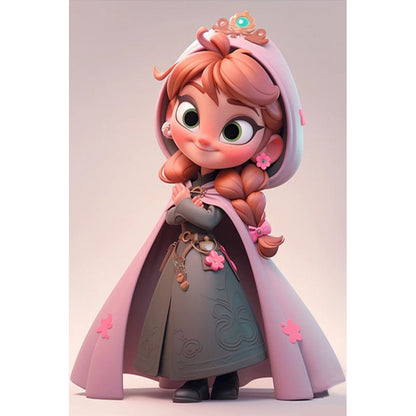 Frozen - Anna - Full Square Drill Diamond Painting 20*30CM