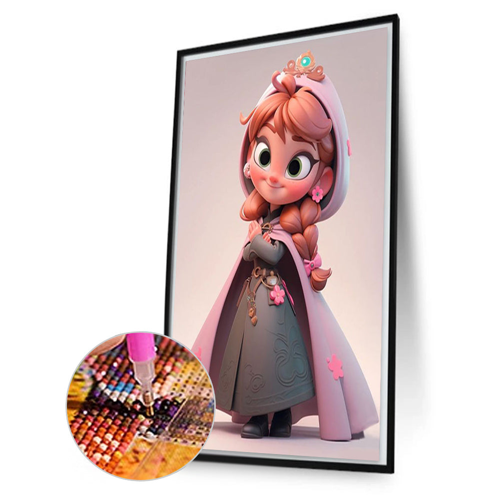 Frozen - Anna - Full Square Drill Diamond Painting 20*30CM
