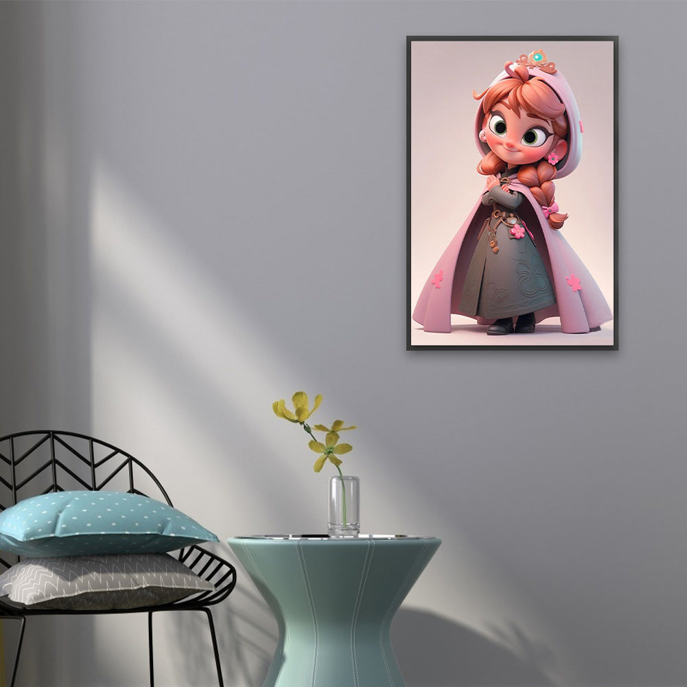 Frozen - Anna - Full Square Drill Diamond Painting 20*30CM