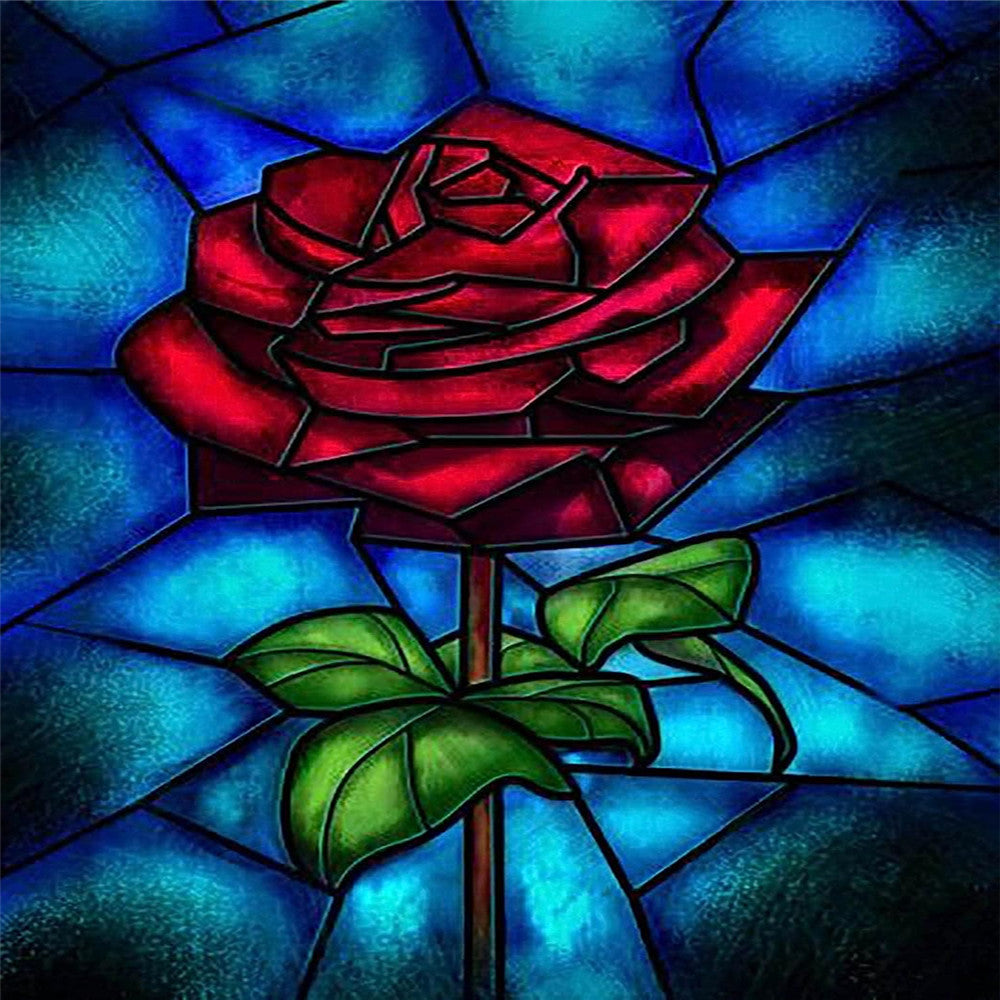 Rose - Full Square Drill Diamond Painting 30*40CM