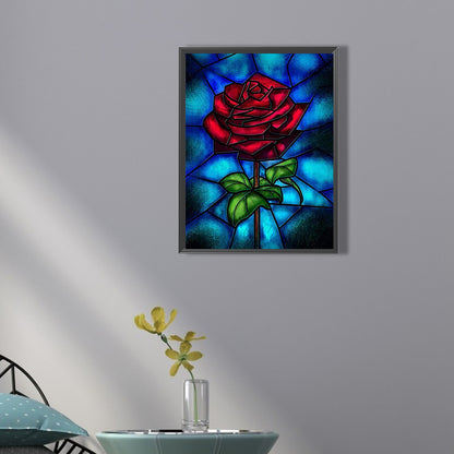 Rose - Full Square Drill Diamond Painting 30*40CM