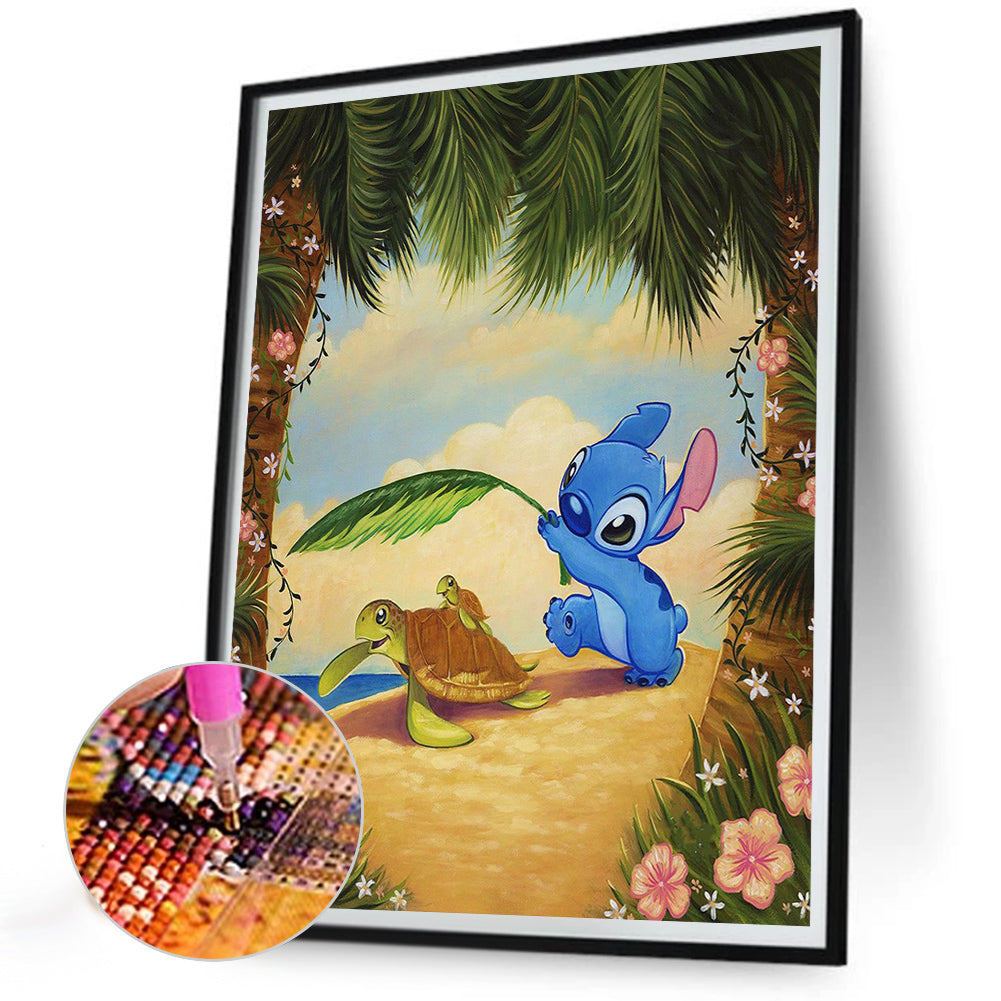 Stitch - Full Round Drill Diamond Painting 30*40CM