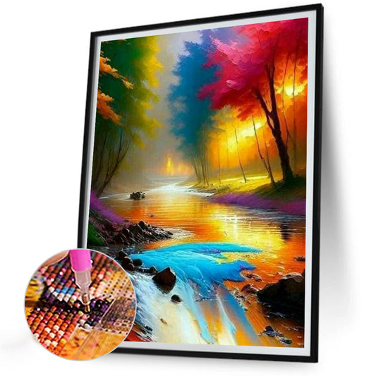Colorful World - Full Round Drill Diamond Painting 30*40CM