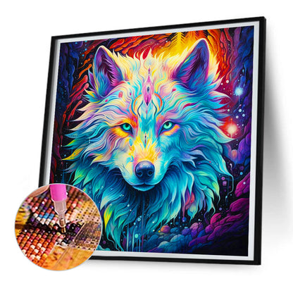 Wolf - Full Round Drill Diamond Painting 30*30CM