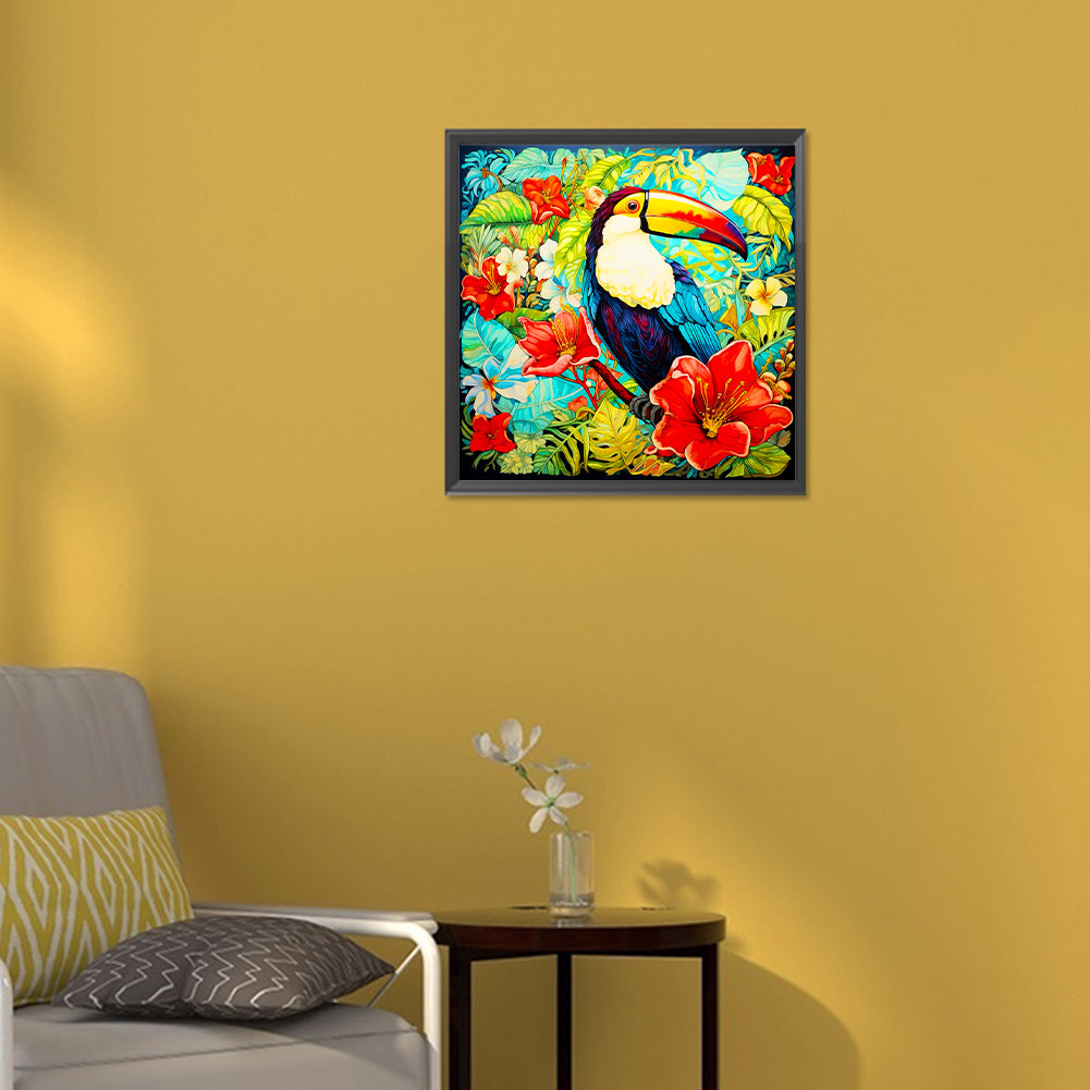Toucan - Full Round Drill Diamond Painting 30*30CM