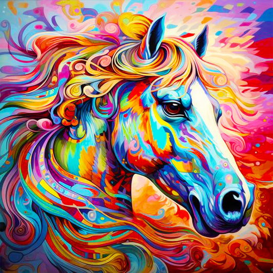 Horse - Full Round Drill Diamond Painting 30*30CM