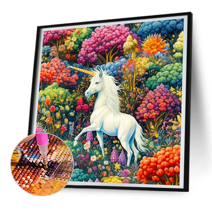 Unicorn - Full Round Drill Diamond Painting 30*30CM