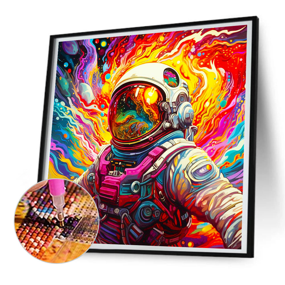 Astronaut - Full Round Drill Diamond Painting 30*30CM