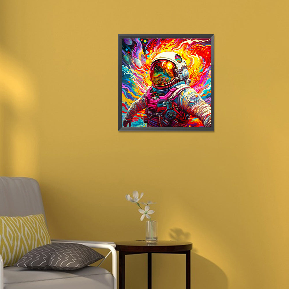 Astronaut - Full Round Drill Diamond Painting 30*30CM