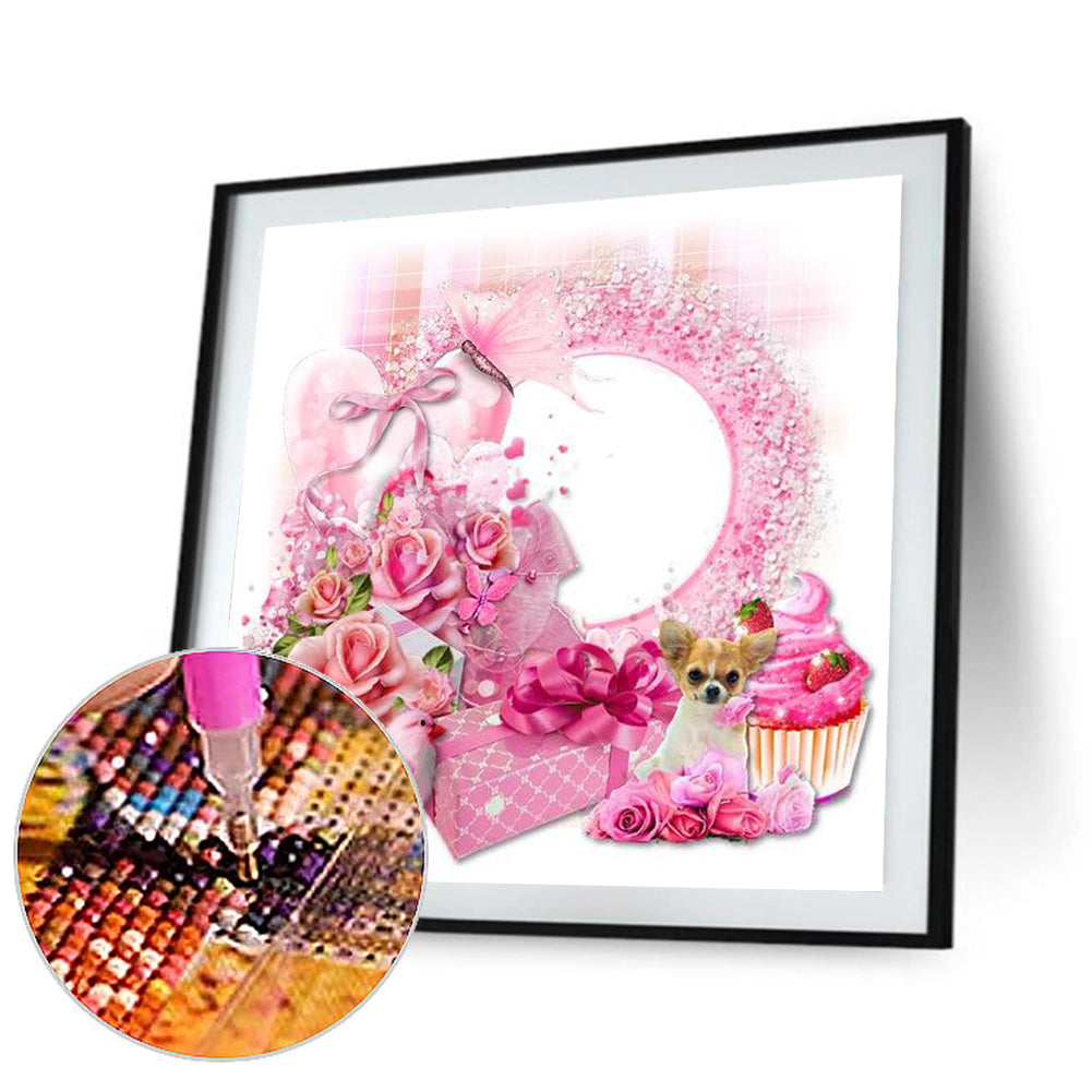Garlands Of Various Colors - Full Round Drill Diamond Painting 30*30CM