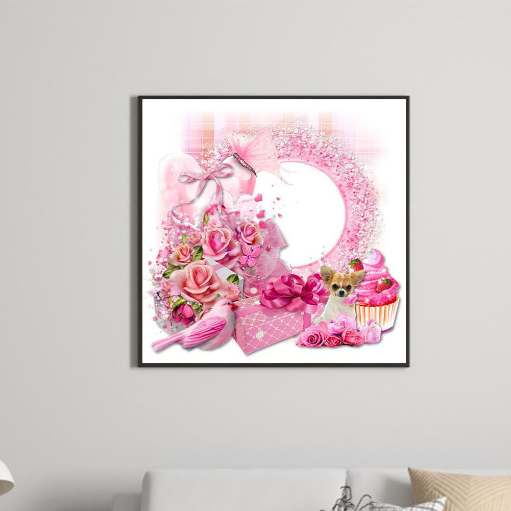 Garlands Of Various Colors - Full Round Drill Diamond Painting 30*30CM