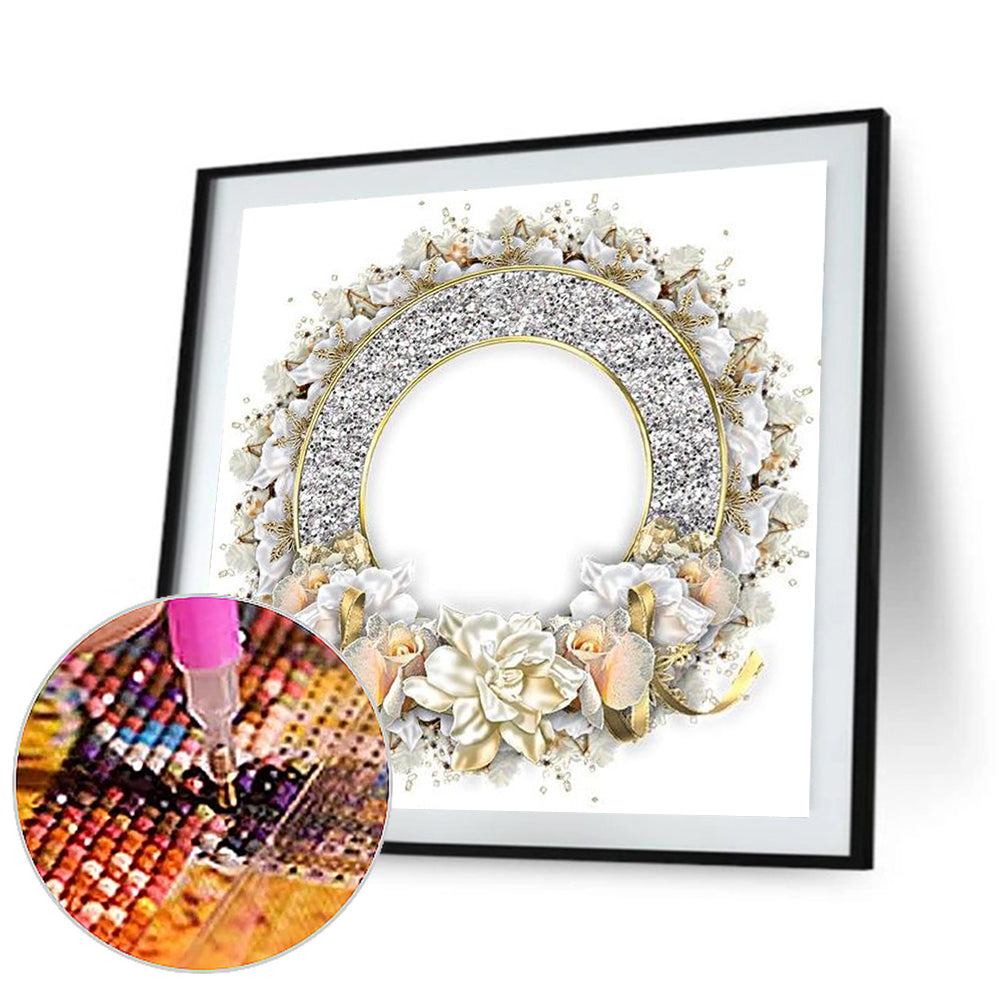 Garlands Of Various Colors - Full Round Drill Diamond Painting 30*30CM