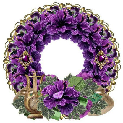 Garlands Of Various Colors - Full Round Drill Diamond Painting 30*30CM