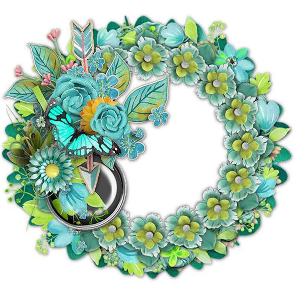 Garlands Of Various Colors - Full Round Drill Diamond Painting 30*30CM