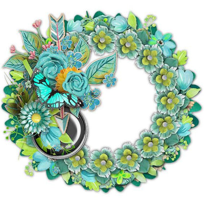 Garlands Of Various Colors - Full Round Drill Diamond Painting 30*30CM