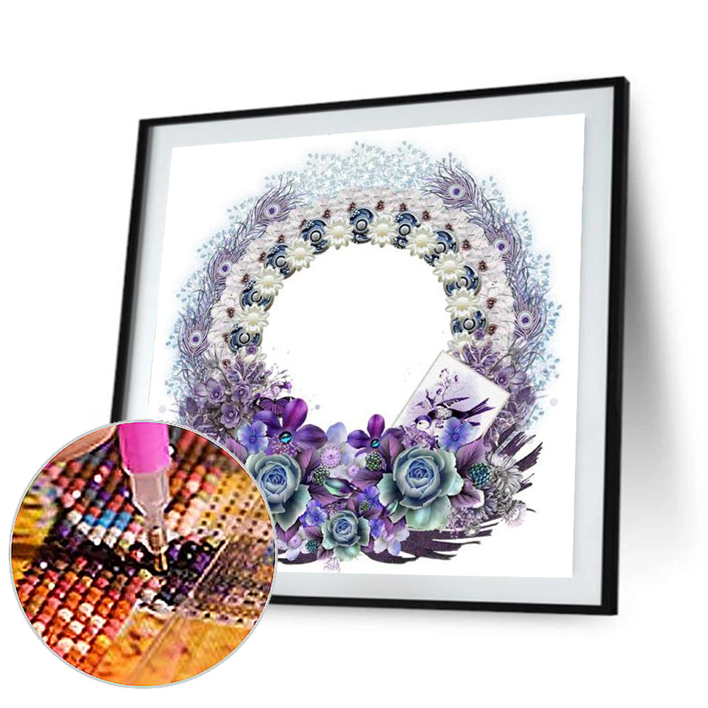 Garlands Of Various Colors - Full Round Drill Diamond Painting 30*30CM