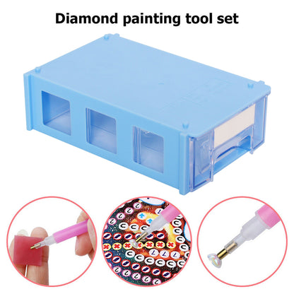 Plastic Storage Box Multifunctional Assemblable for Diamond Painting Accessories