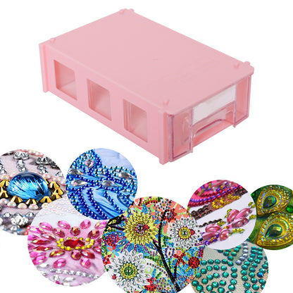 Plastic Storage Box Multifunctional Assemblable for Diamond Painting Accessories