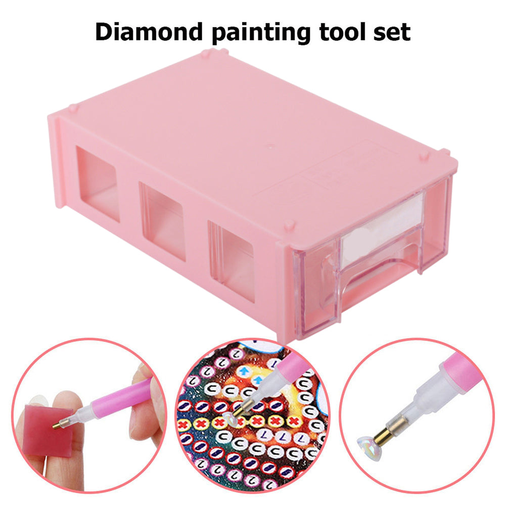 Plastic Storage Box Multifunctional Assemblable for Diamond Painting Accessories