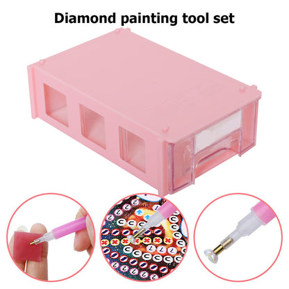 Plastic Storage Box Multifunctional Assemblable for Diamond Painting Accessories