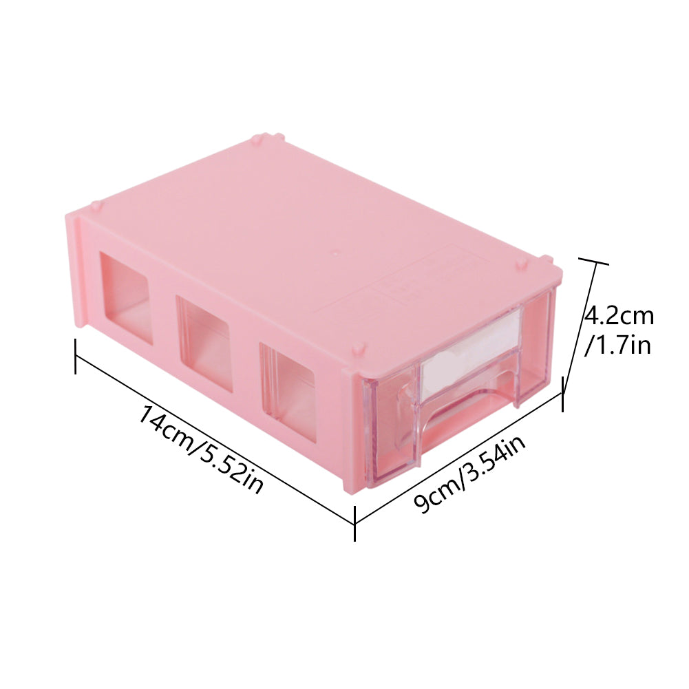 Plastic Storage Box Multifunctional Assemblable for Diamond Painting Accessories