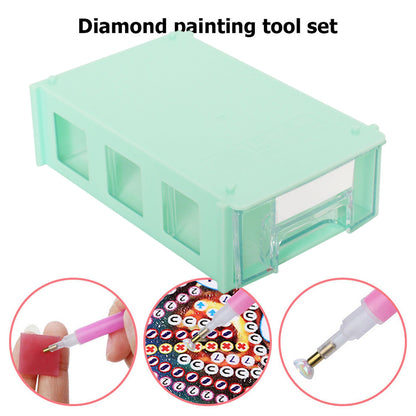 Plastic Storage Box Multifunctional Assemblable for Diamond Painting Accessories